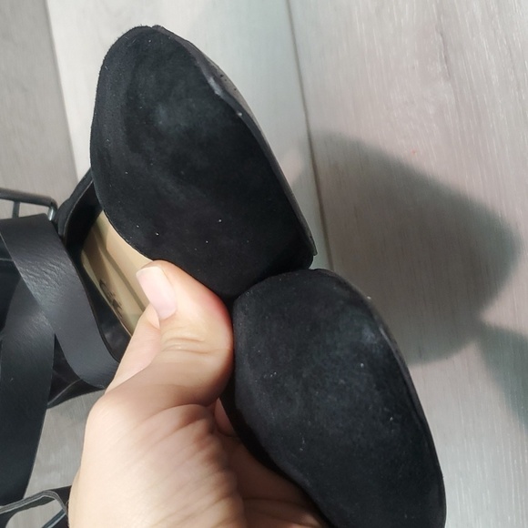 Joe's JeansWomens Comfort Ankle Leather Strap Heels Leather Sandals shoes 10 - Picture 5 of 12